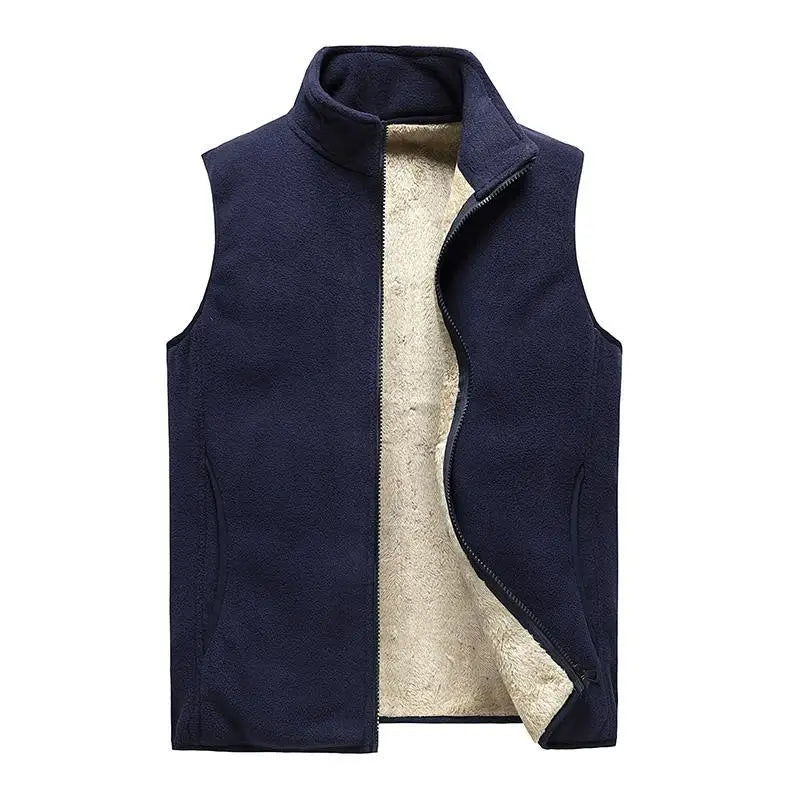 cashmere Mens Jacket Sleeveless Vest Soft Vests Casual Coats Male velvet wool vest Mens Vest Men Thicken Waistcoat Plus size 8XL