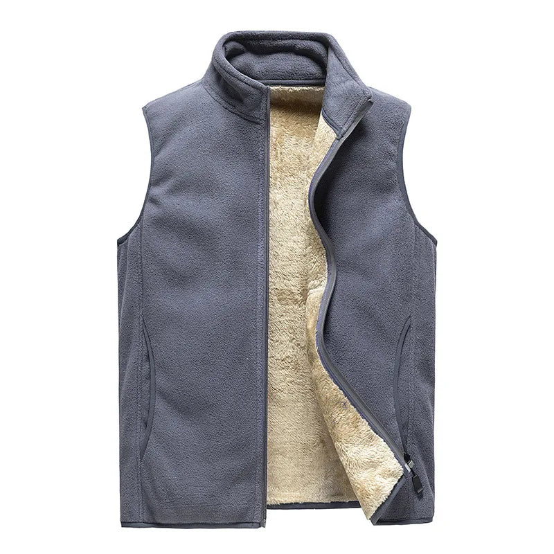 cashmere Mens Jacket Sleeveless Vest Soft Vests Casual Coats Male velvet wool vest Mens Vest Men Thicken Waistcoat Plus size 8XL