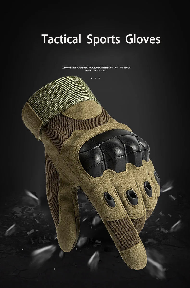 Camping and Hiking rock climbing Tactical Gloves Touch Design Fitness Protection Sports Hunting Full Finger Motorcycle Gloves