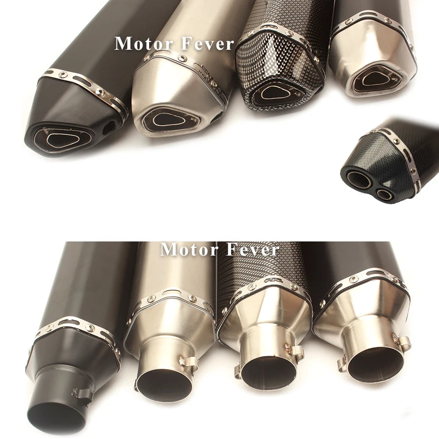 Motorcycle Exhaust Pipe DB killer Escape Muffler for Z250 Z750 Z800 Z900 R1 R3 R6 CBR500 CBR300 CB400 ER6N ZX10R Z1000 Akrapovic