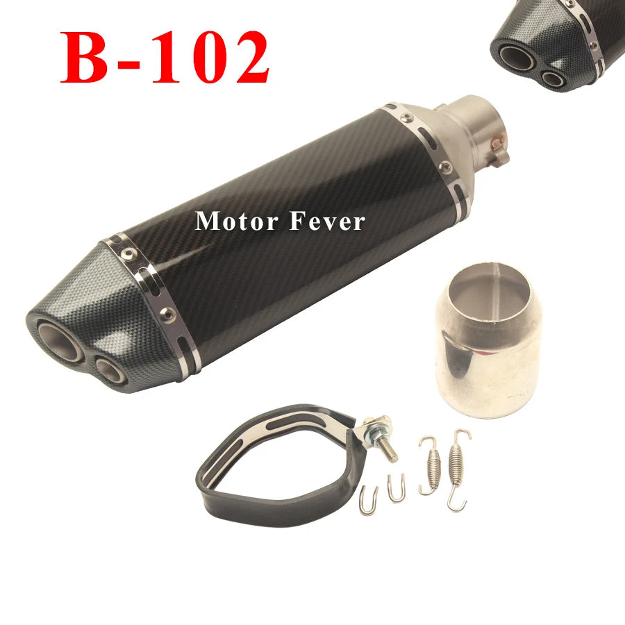 Motorcycle Exhaust Pipe DB killer Escape Muffler for Z250 Z750 Z800 Z900 R1 R3 R6 CBR500 CBR300 CB400 ER6N ZX10R Z1000 Akrapovic