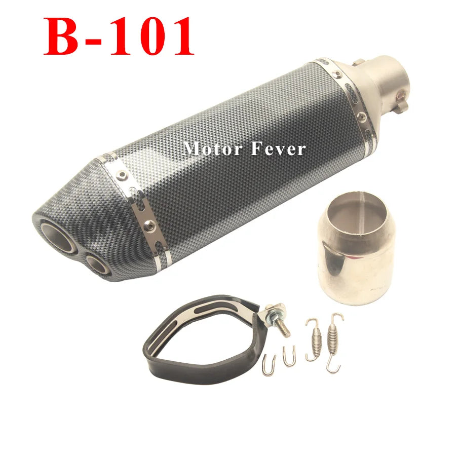 Motorcycle Exhaust Pipe DB killer Escape Muffler for Z250 Z750 Z800 Z900 R1 R3 R6 CBR500 CBR300 CB400 ER6N ZX10R Z1000 Akrapovic