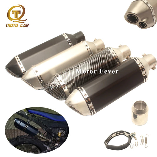 Motorcycle Exhaust Pipe DB killer Escape Muffler for Z250 Z750 Z800 Z900 R1 R3 R6 CBR500 CBR300 CB400 ER6N ZX10R Z1000 Akrapovic