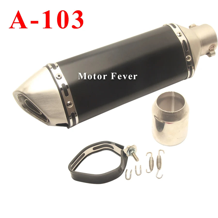 Motorcycle Exhaust Pipe DB killer Escape Muffler for Z250 Z750 Z800 Z900 R1 R3 R6 CBR500 CBR300 CB400 ER6N ZX10R Z1000 Akrapovic