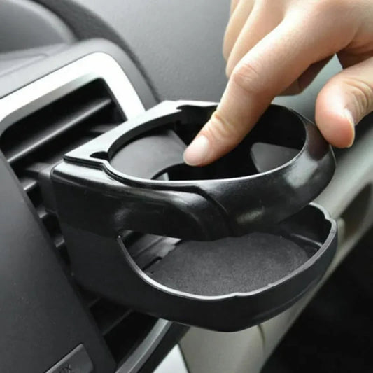 Black Drink Water Bottle Can Rack 1pc Cup Holder Accessory Auto Car Outlet Air Vent Mount Interior Organizer Useful