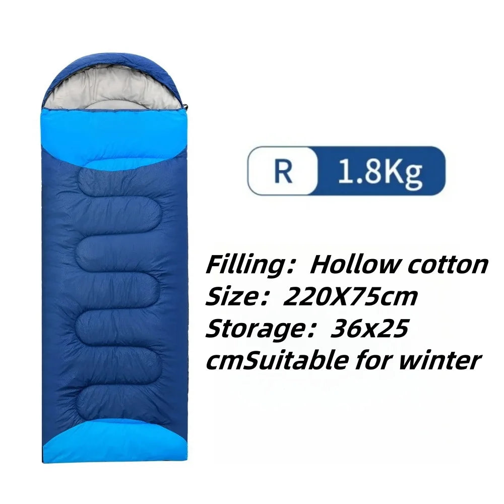 Camping Warm Sleeping Bag Ultralight Waterproof Winter Warm Envelope Backpacking Sleeping Bags for Outdoor Traveling Hiking