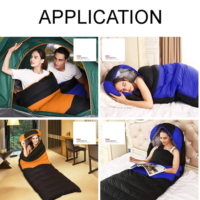 Electric Heated Sleeping Bag For Adults Heating Pad Waterproof Winter Warm Heating Cushion Outdoor Camping Travel Hiking 3-Level