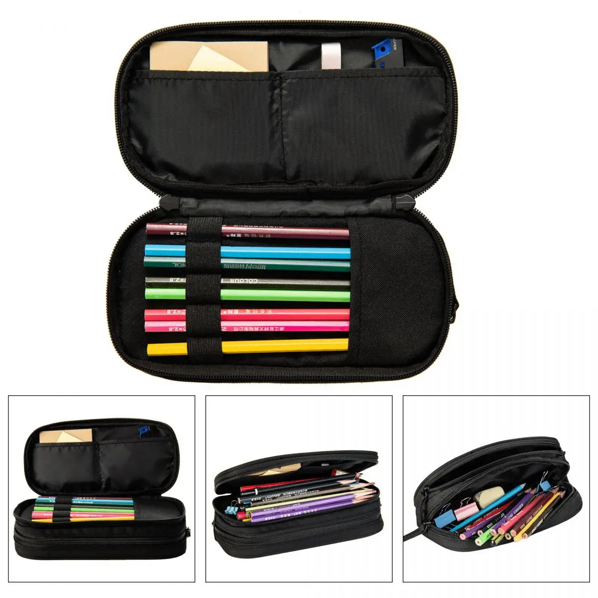 Fashion Football Ronaldo Signature Pencil Case Classic Pen Bag for Student Large Storage Students School Cosmetic Pencilcases