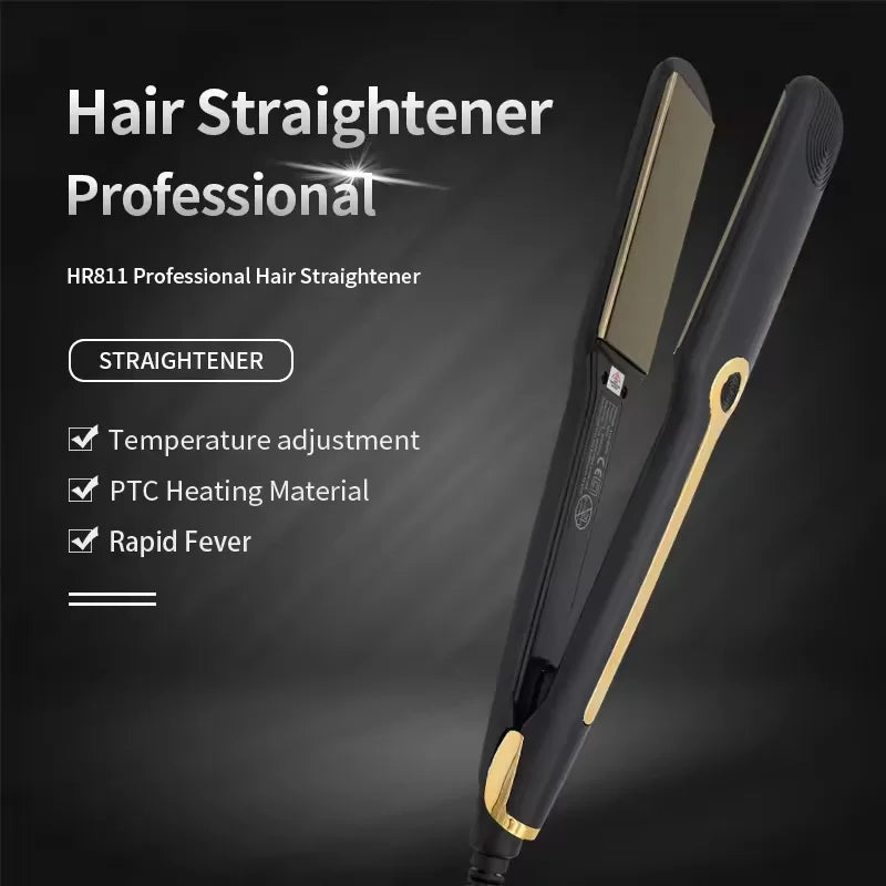 Professional Flat Iorn Straightener And Curler ceramic High Heat  flat irons home Salon hair styler tools