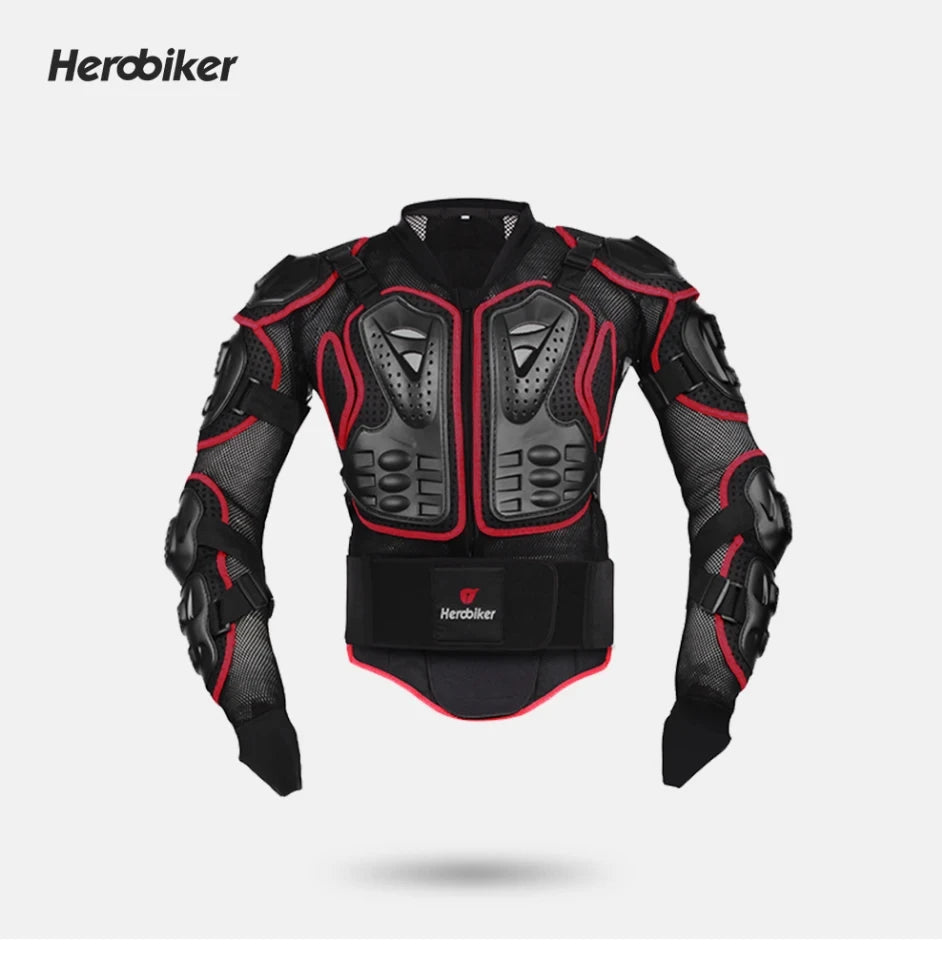 Motocross Jacket Men Body Armor Motorcycle Armor Wear-Resistant Anti-Drop Bicycle Racing Jacket Riding Motorbike Moto Protection