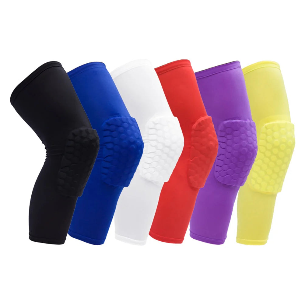 Knee Brace for Running Support Sleeve Sports Protector Bolster Honeycomb Pads Braces Men