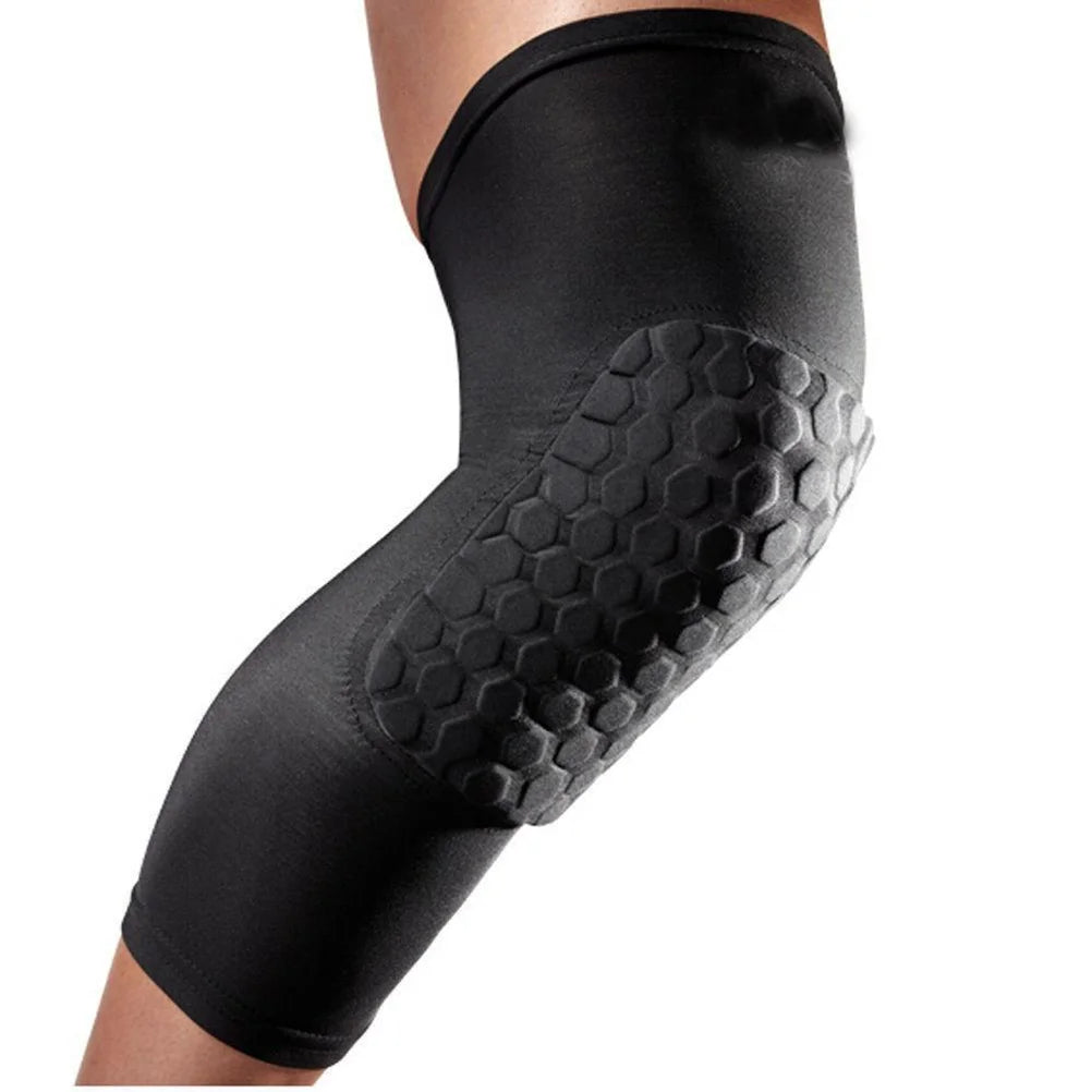 Knee Brace for Running Support Sleeve Sports Protector Bolster Honeycomb Pads Braces Men