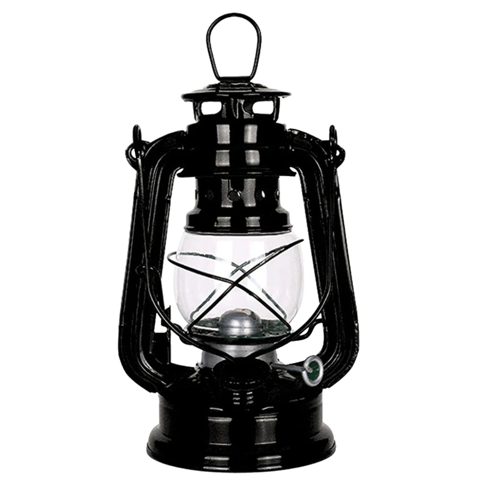 Fuel Camping Lantern Retro Metal Kerosene Camp Lamp Rainproof Portable Hurricane Oil Burning Table Lamps Indoor Patio Decoration