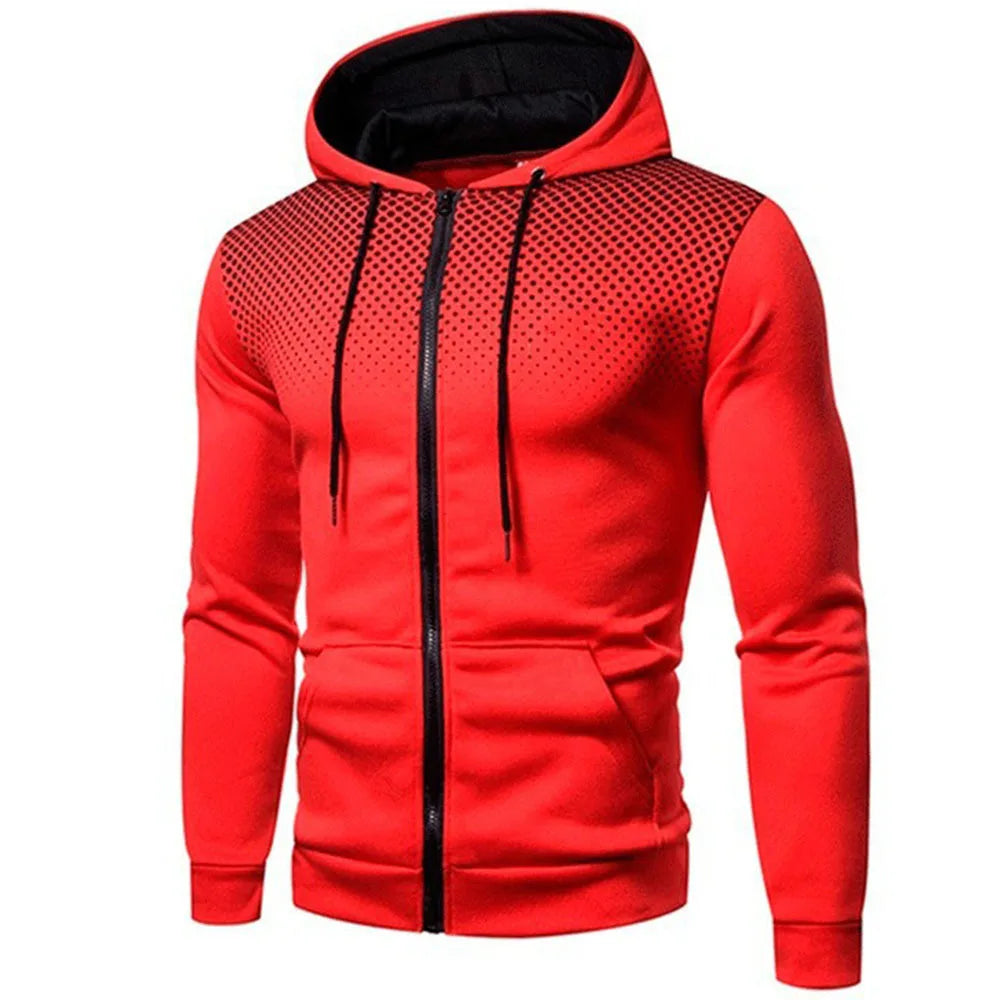 2023 Hot Sale Mens Zipper Jackets High Quality Daily Casual Sports Hoodies Male Motorcycle Outerwear Fashion Streetwear