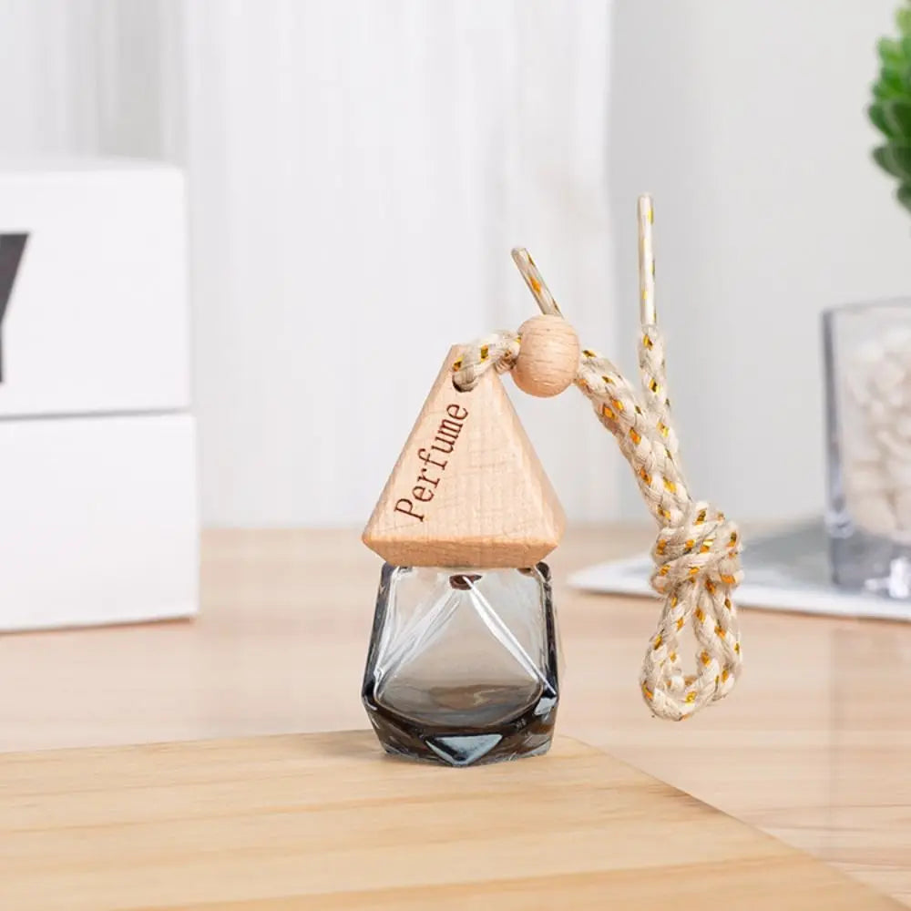 Mini Hanging Car Perfume Bottle 8ml Car Diffuser Bottle Car Air Freshener Bottle Hanging Ornament Car Interior Accessories