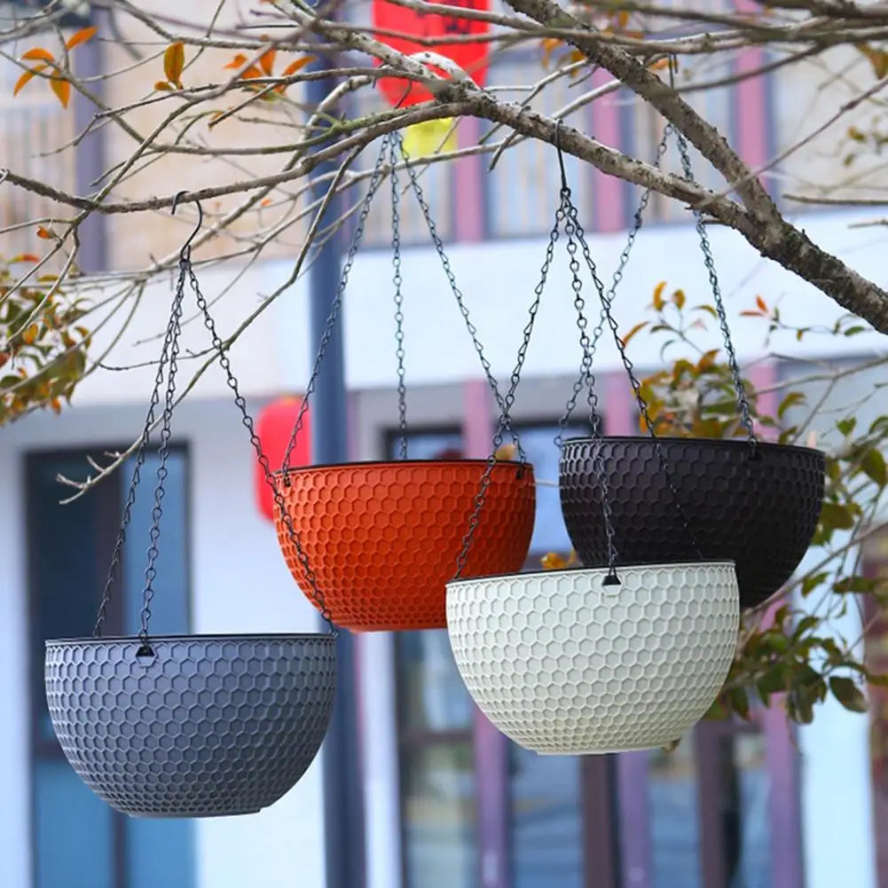 Practical Plant Hanger Portable Imitation Honeycomb Strong Load-bearing Imitation Honeycomb Hanging Flower Basket