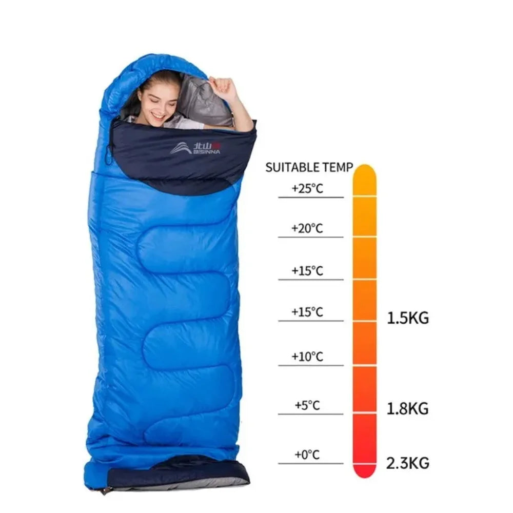 Camping Warm Sleeping Bag Ultralight Waterproof Winter Warm Envelope Backpacking Sleeping Bags for Outdoor Traveling Hiking