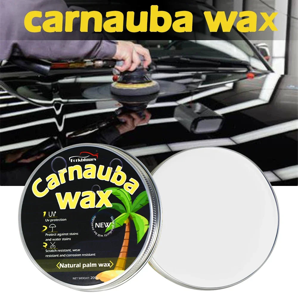 Car Wax Auto Paint Care Carnauba Paste Wax Brazilian Polishing Wax Paste High Gloss Shine Super Hydrophobic Coating Glazing